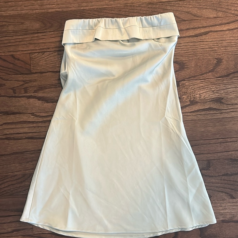 Sage Green Princess Polly strapless dress